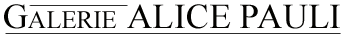 logo galerie Alice Pauli