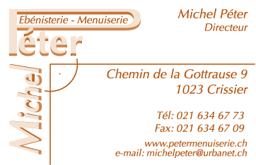 carte visite peter